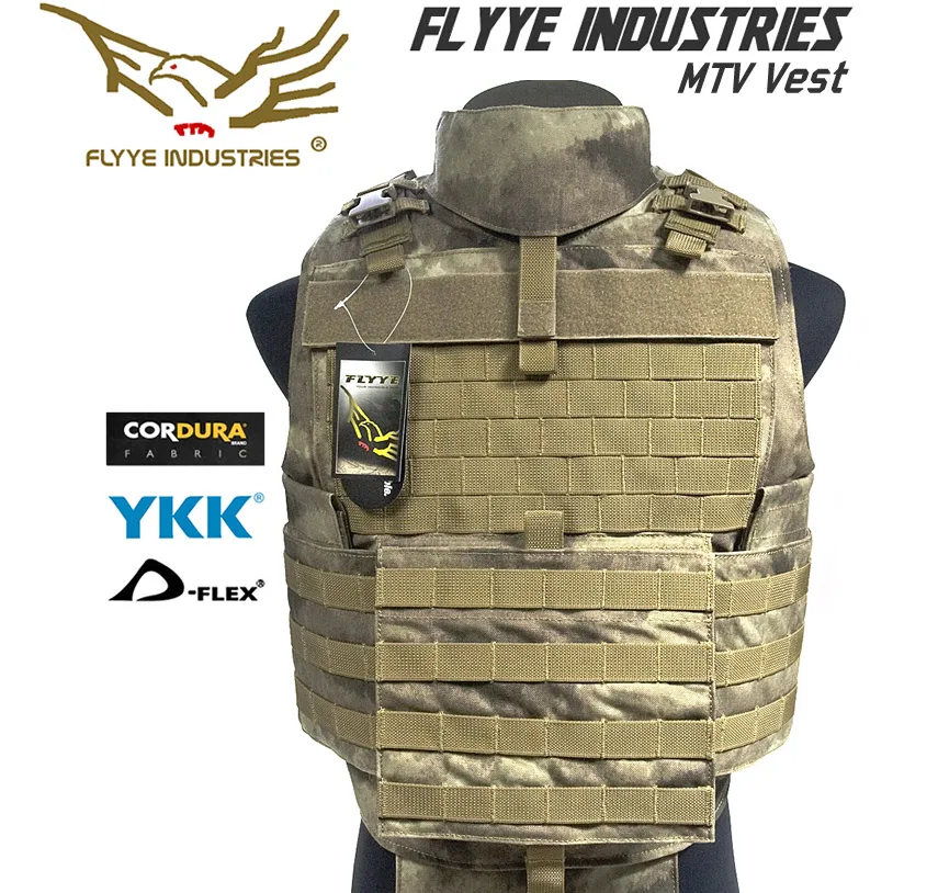 FLYYE FY-VT-M018 1000D CORDURA водонепроницаемый нейлоновый Регулируемый MTV онтологический жилет