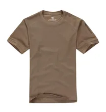 Summer Coolmax Tactical Camouflage T Shirt Men Breathable Quick Dry US Army Training Combat T-Shirt Outdoor Sport Hunting Tshirt