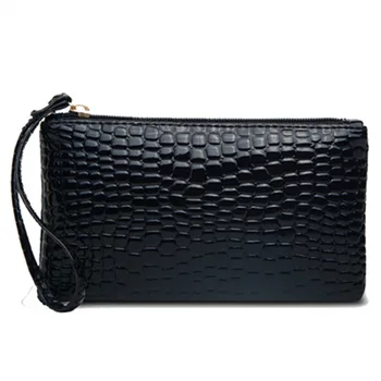 

Crocodile pattern female hand bag zero wallet mobile phone bag