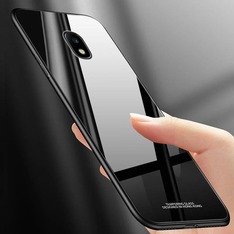 Чехол для телефона YUETUO из ТПУ с закаленным стеклом чехол samsung galaxy j3 2017 j330 pro j 3