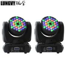 2 шт./лот дешевые Moving головы луч 36x3 Вт RGB/светодиодный мини перемещения луча голову света 36*3 Вт луч света