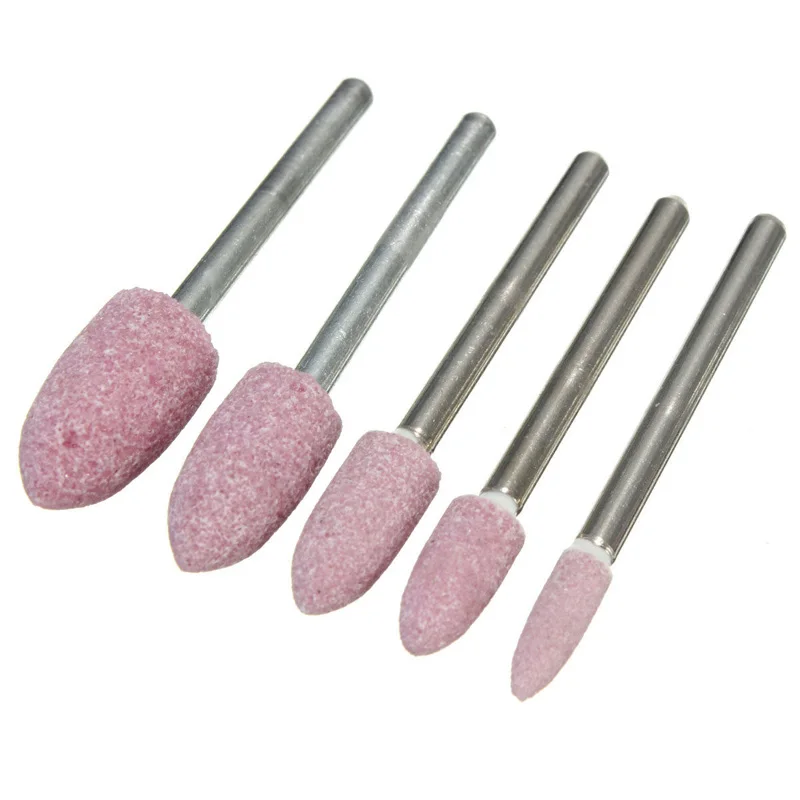 10pcs 1/8inch  Mini Shank Abrasive Mounted Stone Polish Grinding Wheel Rotary Tools