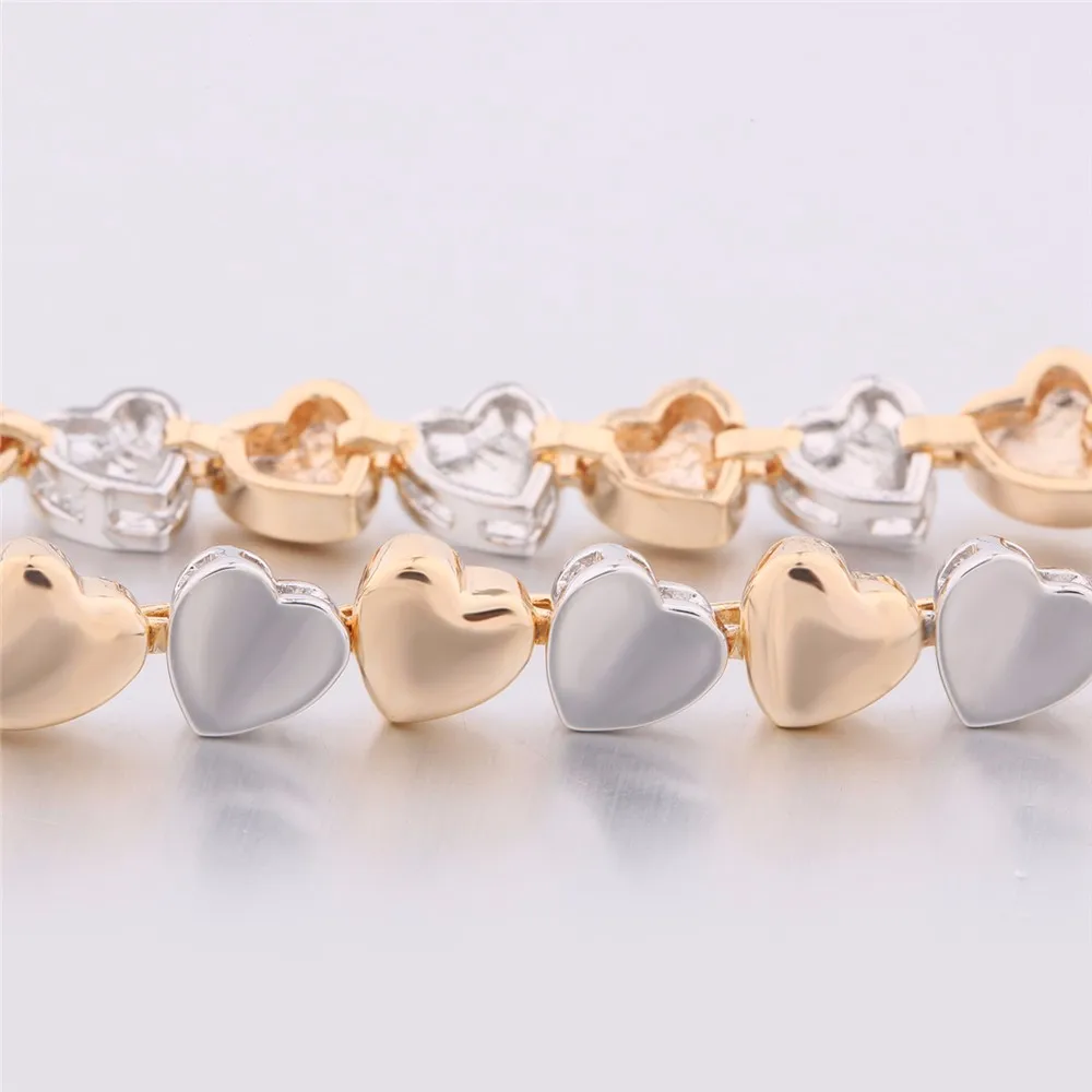 MOLIAM известный бренд сердце браслеты для женщин серебро/золото-цвет цепи ручной браслет ювелирные изделия для лучших друзей подарок MLL173