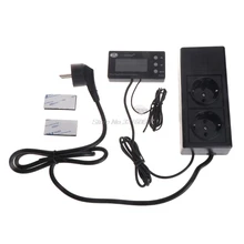 TC-220 0-50c dia/noite fora termostato réptil digital com regulador de temporizador amphibian animal controlador de temperatura