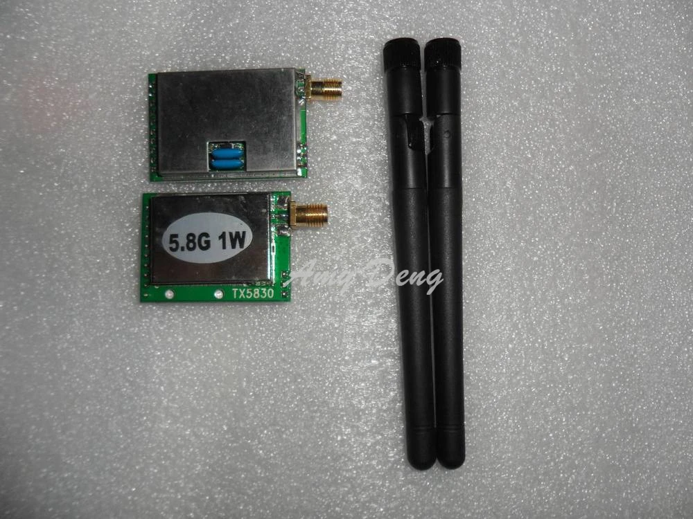 

5.8G 1W high-power wireless video module /5.8G long-distance wireless transmission / one Set
