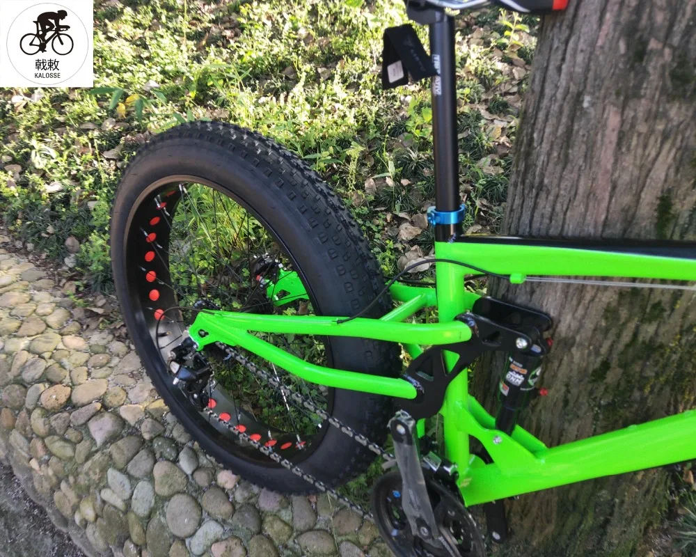 Cheap Kalosse Snow mountain bike DNM 165mm travel beach bike bicicleta bike 11 speed fat bicycle 5 Cheap Kalosse Snow mountain bike DNM 165mm travel beach bike bicicleta bike 11 speed fat bicycle 5
