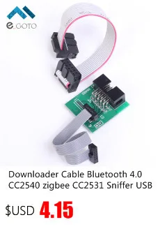 Ble Sniffer Bluetooth 4,0 CC2540 USB ключ протокол анализа BTool пакет Sniffer плата отладки Pin 1 Мбит/с Bluetooth плата