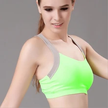 New 2016 Women Sports Bras Yoga Shirts Running Clothes For Woman Jogging Seamless Racerback Sportwear Ladies Fitness Tennis Vest