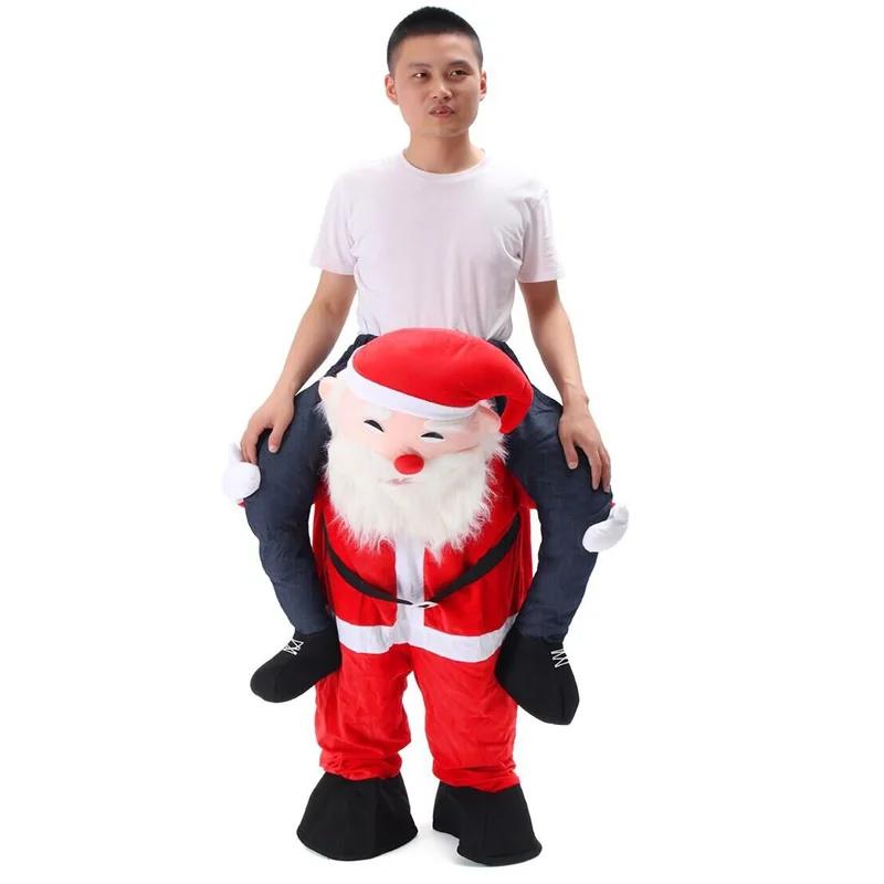 Костюм Санта-Клауса для косплея, Рождественский Снеговик, надувная одежда для катания на мне, одежда для маскарада, вечерние костюмы на Хэллоуин
