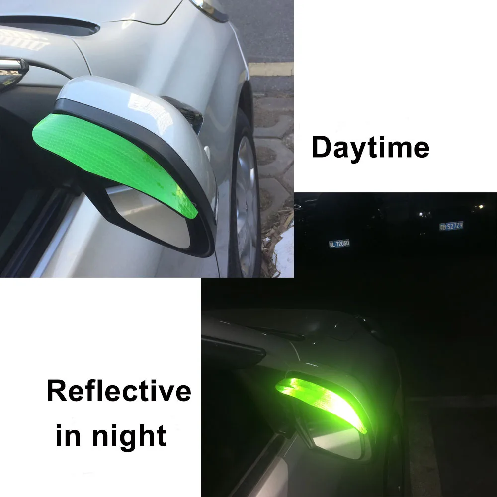 Автомобильное зеркало заднего вида, непромокаемое отражающее защитное покрытие для бровей, Автомобильное Зеркало, защита от дождя, 2 шт., автомобильные аксессуары