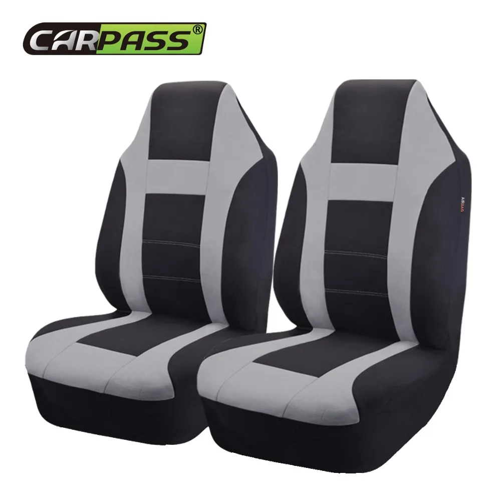 Car pass Factory Directly Wholesale Beige Red Blue Two Front Car Seat