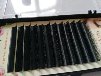 

High Quality 0.1 D Curl Mink Lashes Black Individual False Eyelash Extension Thick Fake Eyelash 8mm to 15mm Free Shipping