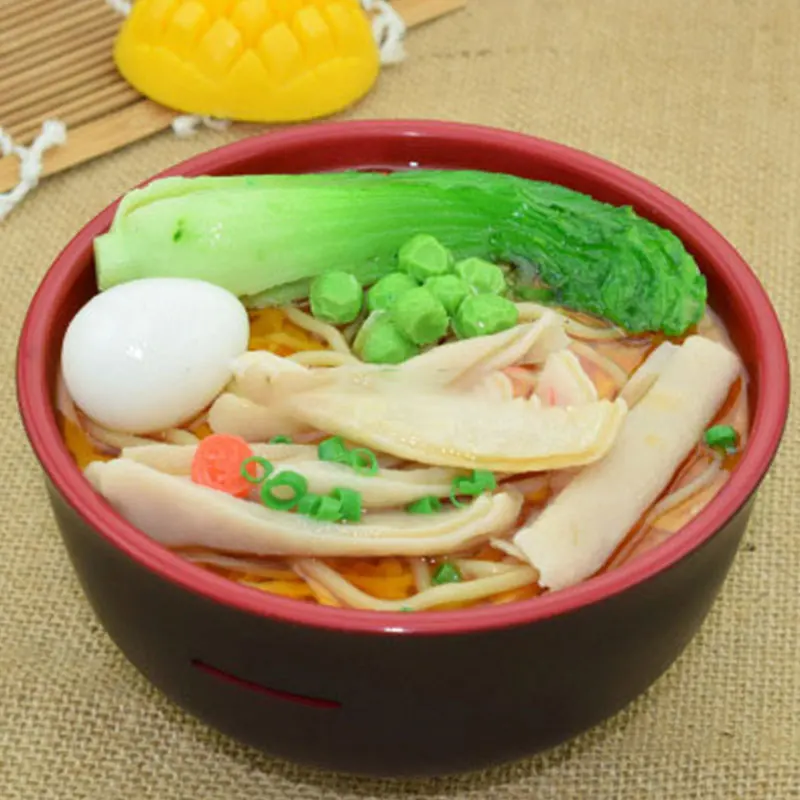 ПВХ моделирование Udon лапша ресторанная модель японские ручные продукты из лапши
