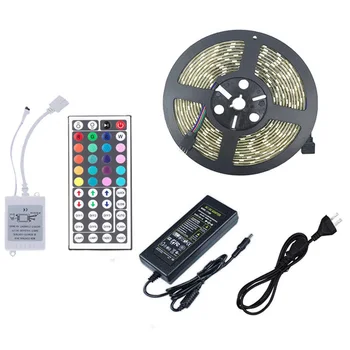 

RGB LED Strip Waterproof 6A Power 44 Key Remote Controller 20 Colors Flexible LED Neon SMD5050 TV Background RGB String Light