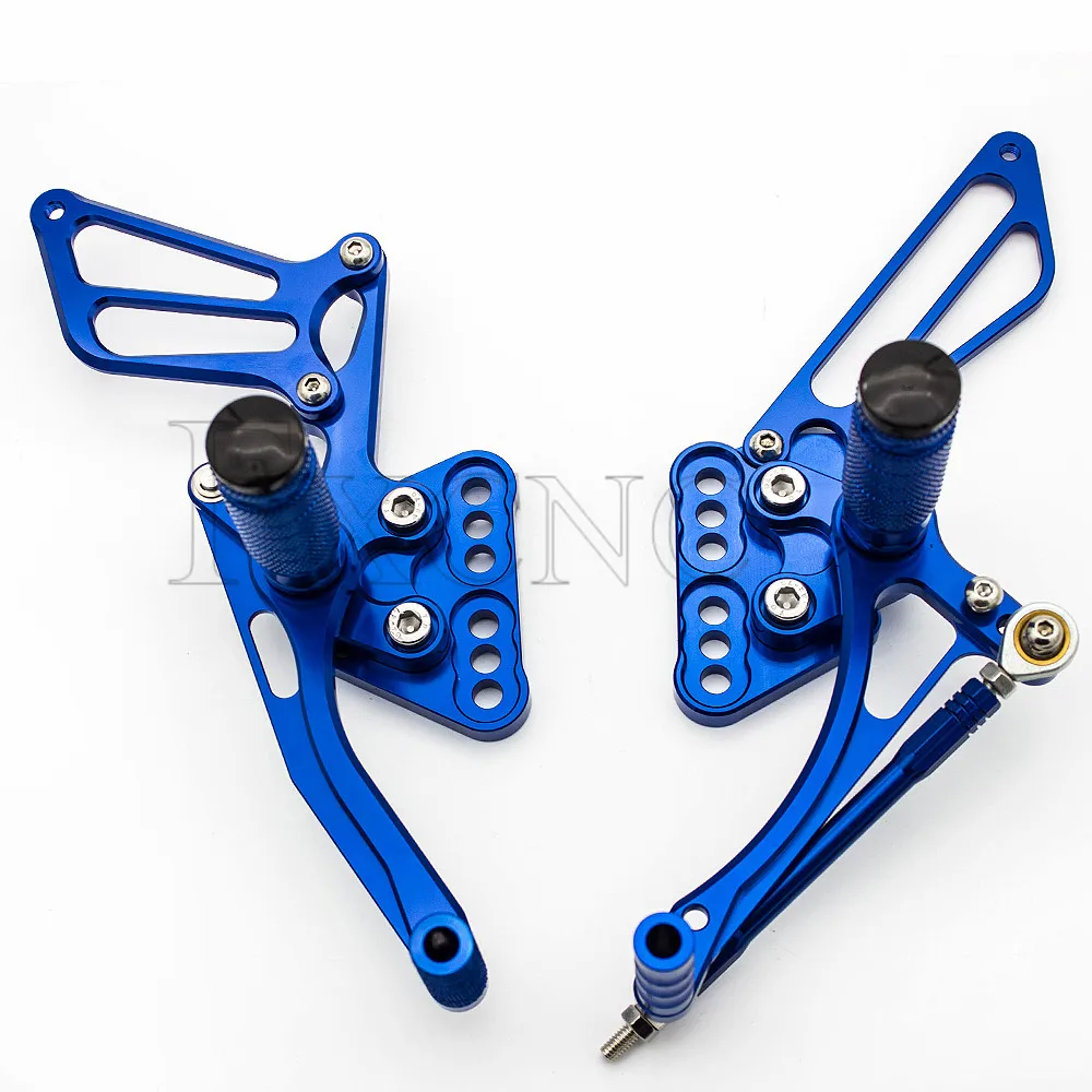 CNC Алюминиевые мотоциклетные подножки для ног педали Rearset задний набор Suzuki GSXR1000