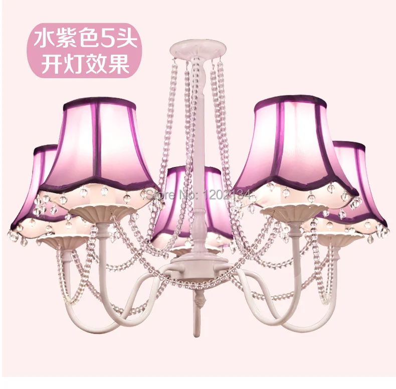 Crystal Chandelier Chandeliers Lighting With Pink Color Crystal And Shades Chandeliers Ceiling Fixtures Home Garden Daiichi Kizai Co Jp