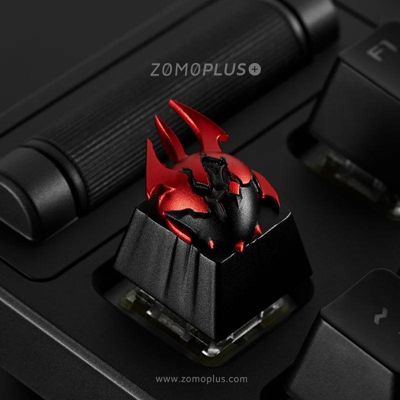  zomo dota dota2 Heart of Tarrasque Artisan Keycap CNC anodized aluminum Compatible Cherry MX switch