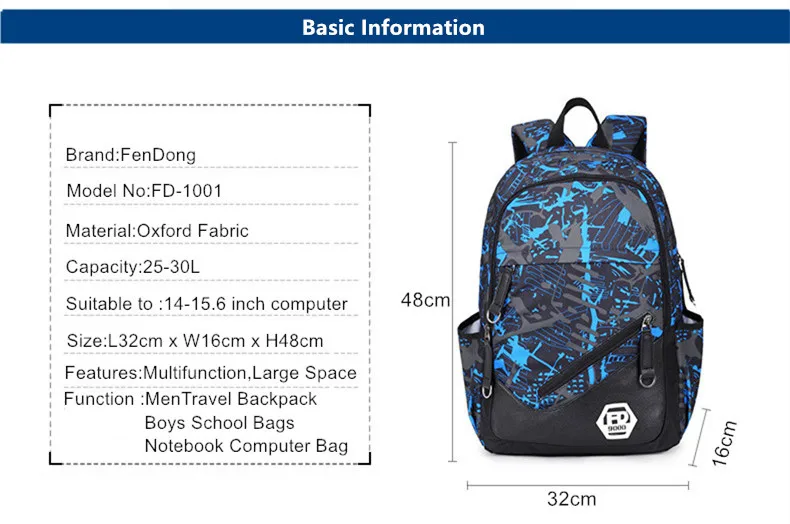 Детский Школьный рюкзак FengDong, сумка для мальчиков, мужская и женская сумка, мужской рюкзак для ноутбука, мужские дорожные сумки, школьные сумки для мальчиков, сумка для ноутбука 15,6