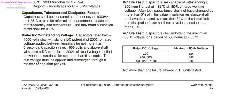 Суперконденсатор 10 шт/20 шт Cde Sprague высокоточная тонкая пленка 715p 200v0. 016 мкФ P12mm 163g конденсаторы MKP