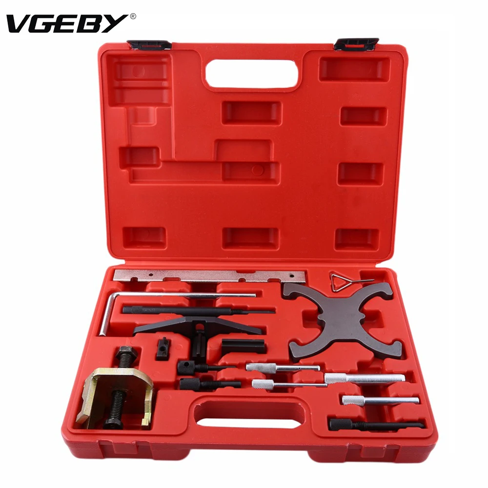 

1 Set 16pcs Metal Car Engine Timing Tool Kit Camshaft Locking Setting for Ford for Mazda 1.4 1.6 1.8 2.0