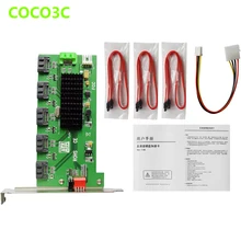 1:5 SATA 2.0 Port Multiplier adapter SATA 3Gb/s SSD Hard Disk Clone riser card Easy Dip Switch RAID 0 1 3 5 10 LARGE JMB393