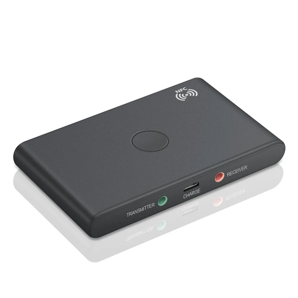 

NFC Wireless Bluetooth Adapter Audio 2 in 1 Receiver Transmitter 3.5mm Jack AUX Stereo Music Sound TV Car Speaker headset