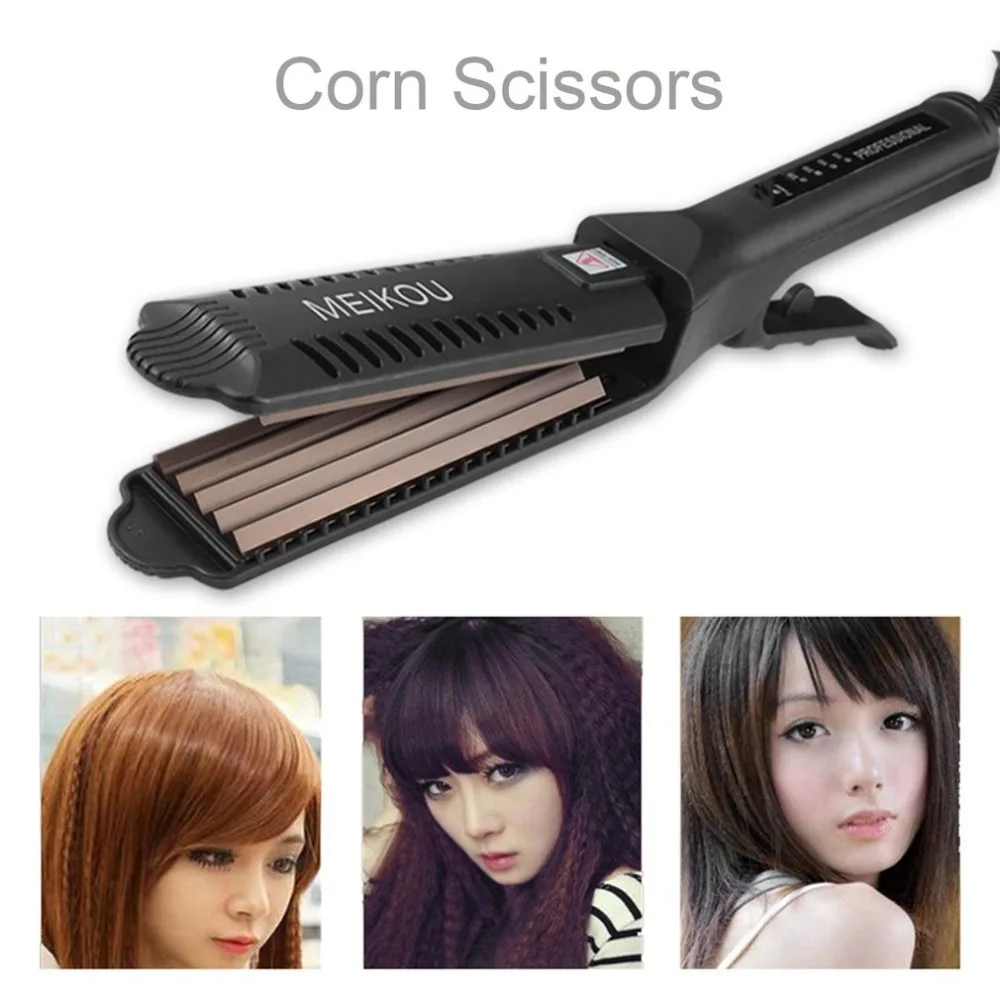 

Mini Dry & Wet Dual-use Alloy Heating Board Clamping Plate DIY Hair Styling Tools Fringe Curling Straight Splint Hair Tool