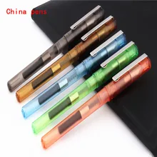 JINHAO 991 все прозрачные 5 цветов Учебная практика офисные канцелярские тонкие перьевые ручки новые