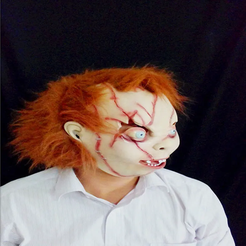 Terror alien Kid headgear Zombie demon baby ghost face mask scars Bar show Scary haunted house