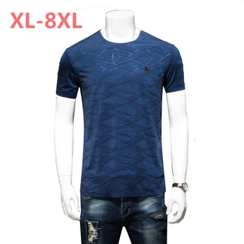 

10XL 8XL 6XL 5XL 2018 Fashion Summer T Shirt Male Short Sleeved Male City Bulb Light Printed Casual Tees Tops Brand T-Shirts Men