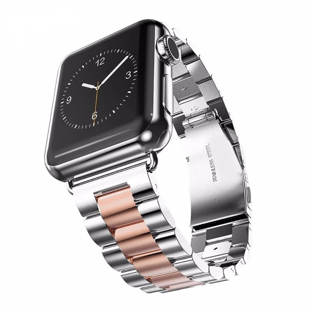 Металлические часы для apple watch 3/2/1 42 38 мм enlace pulsera correa para iWatch Accesorio|Ремешки часов| |