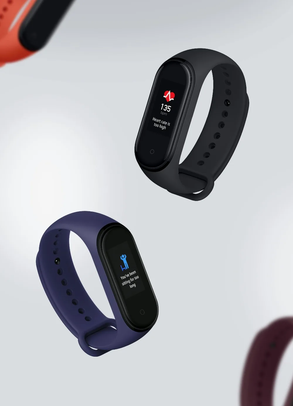 Глобальная версия Xiaomi mi Band 4 умные браслеты mi band 4 браслет сердечного ритма фитнес 135 мАч цветной экран Bluetooth 5,0 китайский