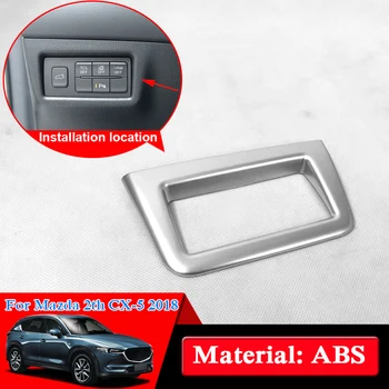 

Car Styling ABS For Mazda 2th CX-5 2018 Central Left Control Panel Cover Sequins Internal Frames Decorations Car Stickers
