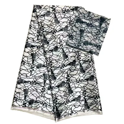 Лидер продаж атласная шелковая ткань Африканская Анкара ткань принты Gahna стиль Африканский Воск дизайн - Цвет: CS850617s7