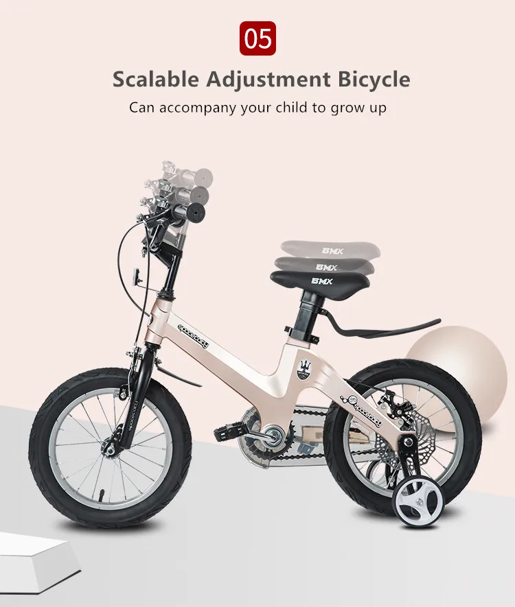Flash Deal New Brand Children Bicycle Aluminum Alloy Frame 12/14/16 inch Wheel 2/3/4/5/6/7/8 Years old Boy/Girl Baby Sports Bike 5