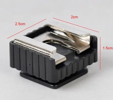 1 шт. SC-6 SC6 адаптер холодный горячий башмак стандартное Крепление Горячий башмак на 1/4 резьба для вспышки Speedlite штатив аксессуары для фотостудии