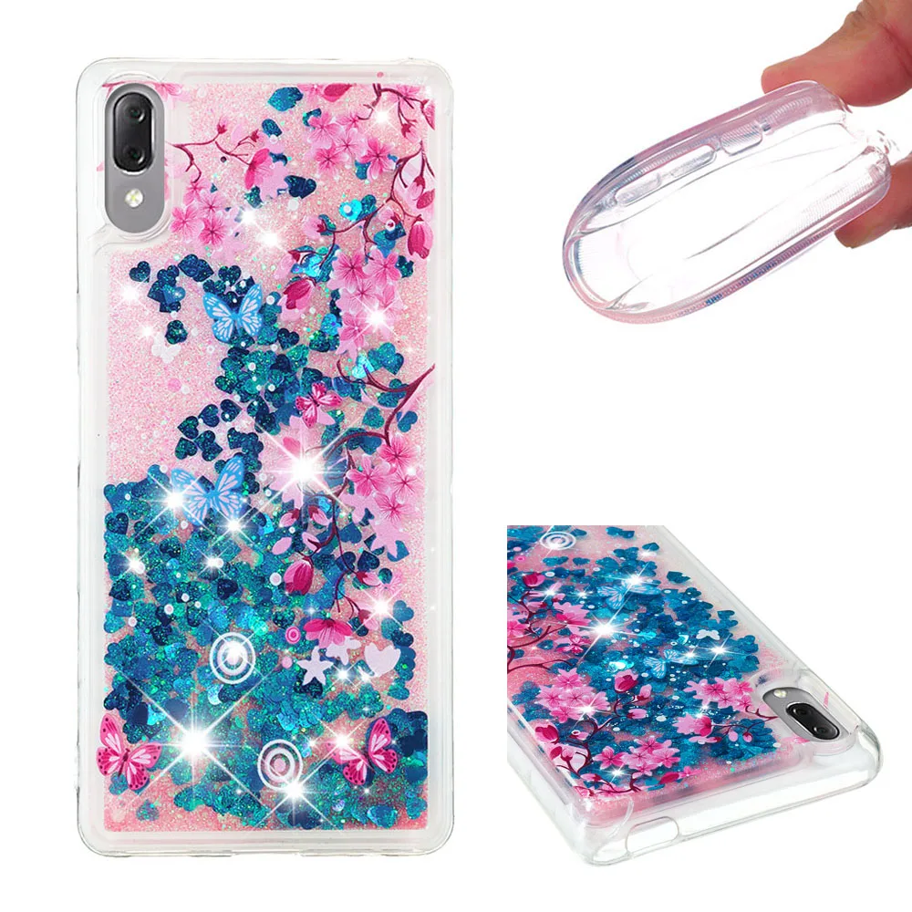 Шикарный чехол для Sony Xperia L3 L 3 мягкий силиконовый бампер L3312 L3322 L4312 L4332 блестящий