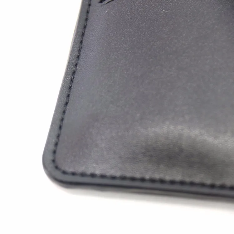 RFID Блокировка кредитный держатель для карт для мужчин и женщин кожаный передний карман кошелек Pull Tab тонкий кошелек
