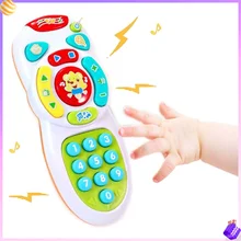 Музыкальный мобильный телефон ТВ пульт дистанционного управления Ранние развивающие игрушки Электрический счетчик дистанционного обучения машина детская игрушка, подарок