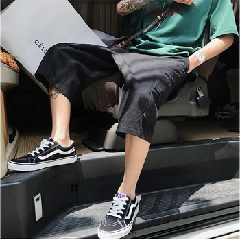 

Mens Spring Summer Straight Hip Hop Pants Large Pocket Loose Streetwear Spring Fashion Baggy Cotton Cargo Ppants Men DS50324