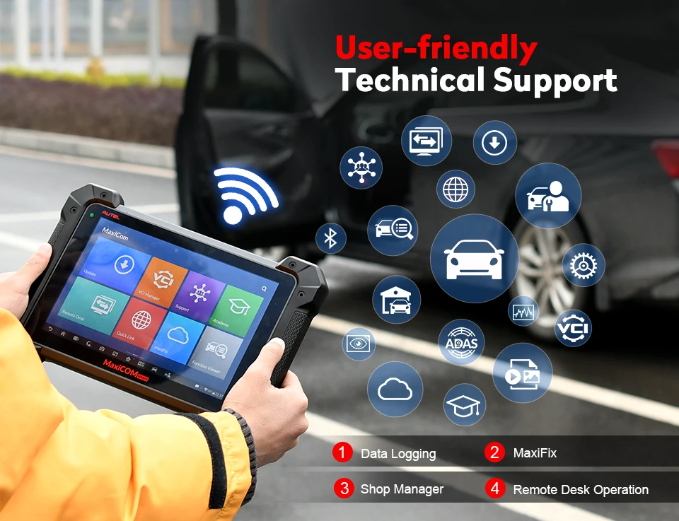 Autel MaxiCOM MK908 как autel MS908 OBDII диагностический инструмент Авто OBD2 сканер ECU кодирование автомобильные инструменты полная система код сканер