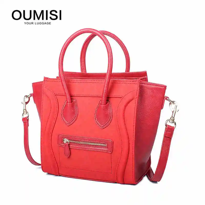 

OUMISI Smiley Bag 2019 New Style Slant Wing Handbag Female Korean Version Personality Fashion Single CY