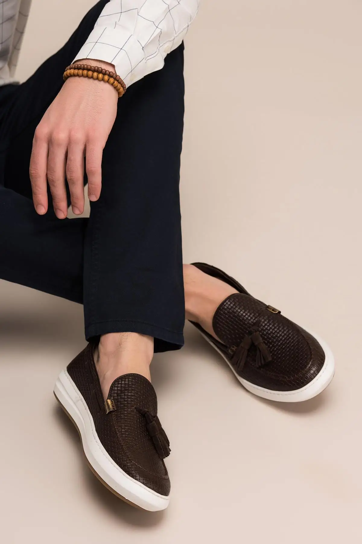 

Pearl Genuine Leather Brown Men 'S Sneaker 120130001724