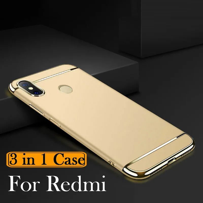 

3 in 1 Anti-Shock Hard Phone Case For Xiaomi Mi9 Mi8 A2 Lite Redmi 7 Y3 Redmi Note 7 6 5 Pro 5A 5 Plus 6Pro 6A Back Cover Case
