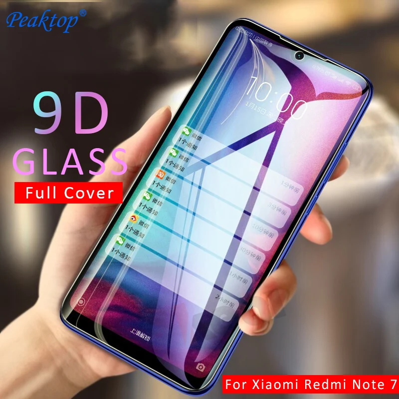 

5pcs 9D Full Cover Tempered Glass For Xiaomi Redmi Note 7 6 Pro 5 5A Screen Protector On For Redmi 6A 5A 6 Pro 5 Plus Glass Film