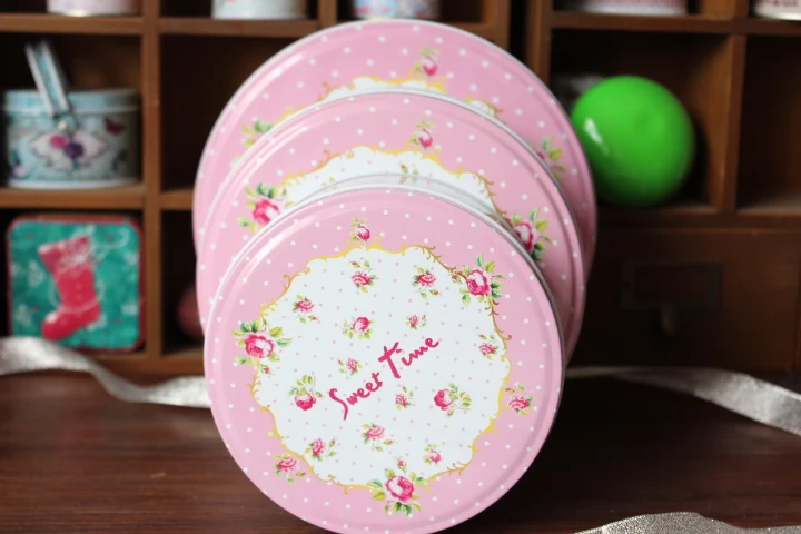 Розовый сладкий время шаблон выпечки печенья коробка 3 различных размеров в 1 лот цветочный натуральный узор