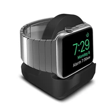 Новинка, силиконовая подставка для Apple Watch 1, 2, 3, 38 мм, 42 мм, настольный держатель, кабель для управления, зарядная док-станция для Apple Watch, зарядное устройство
