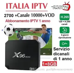 Android tv box с ITHD tv Франция арабский итальянский португальский Турция Испания Катар IP tv 1 год код подписки