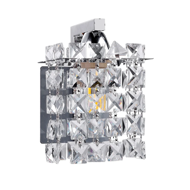 

10X E14 Wall Sconce Crystal Wall Light Simple And Creative Bedroom Bedside Wall Lamp Crystal Lights For Home Ligting