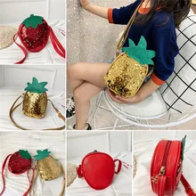 NoEnName Cute Children Kid Girls Bling Sequin PU Leather Handbag Mini Shoulder Messenger Bags Crossbody Wallet NoEnName Cute Children Kid Girls Bling Sequin PU Leather Handbag Mini Shoulder Messenger Bags Crossbody Wallet